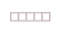 Berker K.1 Ramka pięciokrotna pionowa śnieżnobiała 13537009