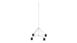 Maszt na czworonogu do zwodów poziomych wysokich 3m aluminium 65.3 AL ZA 4P CZ 65143009