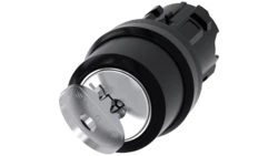 Przełącznik z kluczem 22mm tworzywo 2 poz O-I Ronis nr SB30 klucz w poz O SIRIUS ACT 3SU1000-4BF01-0AA0