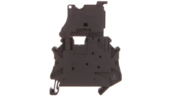 Złączka szynowa z bezpiecznikiem 5x20 6,3A 2-przewodowa 4mm2 czarna UT 4-HESILED 24-P/P 3046540 /50szt./