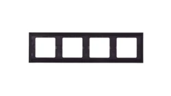 Berker K.1 Ramka poczwórna pozioma antracyt mat lakierowana 13837006