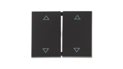 K.1 Klawisz świecznikowy 2-biegowy z nadrukiem symbolu /strzałki/ antracyt mat lakierowany 14357206