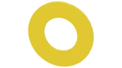 Etykieta podkładkowa żółta 45mm do otworu 22mm grubość 2mm bez inskrypcji SIRIUS ACT 3SU1900-0BA31-0AA0