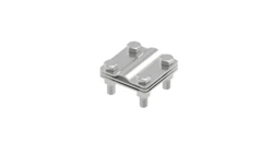 Złącze uniwersalne 3-elem. 57x57 bednarka-pręt16 stal nierdzewna 14.5 V4A 91400555