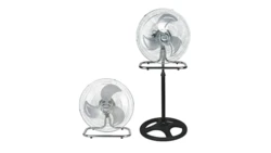 Wentylator Ravanson srebrny śr. 45 cm 3w1 80W WT-7046