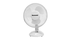 Wentylator Ravanson biały 25W śr. 27 cm 2 ustawienia prędkości szeroki kąt oscylacji WT-1023