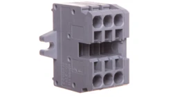 Listwa zaciskowa kompaktowa 2-przewodowa 2,5mm2 3-torowa z mocowaniem śrubowym szara 869-103 /100szt./