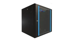 Szafa rack montowana na ścianie Extralink 12U 600x600 Czarna