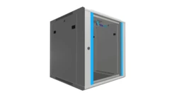 Szafa rack montowana na ścianie Extralink 12U 600x600 Szara