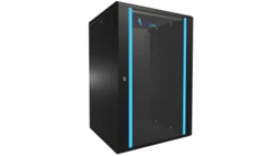 Szafa rack montowana na ścianie Extralink 18U 600x600 Czarna