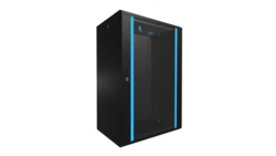 Szafa rack montowana na ścianie Extralink 18U 600x450 Czarna