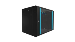 Szafa rack montowana na ścianie Extralink 9U 600x450 Czarna