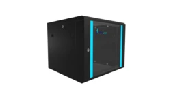 Szafa rack montowana na ścianie Extralink 9U 600x600 Czarna