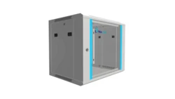 Szafa rack montowana na ścianie Extralink 9U 600x450 Szara
