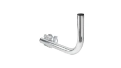 Prawy uchwyt balkonowy z cybantami M8, stal, ocynk Extralink B300