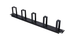 Organizer kabli 1U czarny Extralink