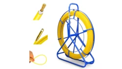 Pilot do przeciągania kabli włókno szklane FRP, śr. 4,5mm, dł. 100m, żółty Extralink Pilot 4.5mm 100m