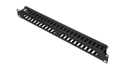 Organizer kabli 1U 19 z metalową osłoną Extralink