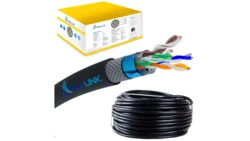 Kabel sieciowy skrętka 305M Extralink CAT5E SFTP (SF/UTP) V2 Zewnętrzny