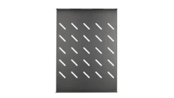 Półka 19, 472x352mm, mocowana punktowo, do szaf o głębokości 600mm Extralink 1U 350mm Czarna