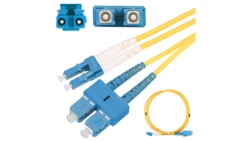 Patchcord Jednomodowy, Duplex, 3mm, 0,5m Extralink SC/UPC-LC/UPC