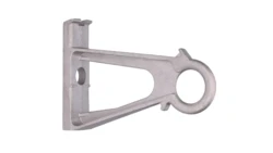 Wspornik słupowy oczkowy 171 x 80mm Extralink CS1500