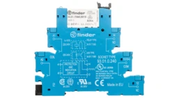 Przekaźnikowy moduł sprzęgający 1P 6A 220-240V AC/DC 6,2mm styki AgNi+Au 38.51.0.240.5060
