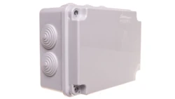 Puszka n/t hermetyczna pusta z membranami 158x118x76 IP65 szara PH-2A.3 28.23