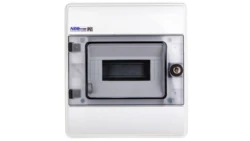 Rozdzielnica modułowa 1x8 podtynkowa IP65. RHp-8/Z (z zamkiem) 36.809