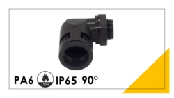 Dławik do peszla 90 ANA-QUICK M32x1,5-NW29 - BLACK 968.332.2 /1szt./