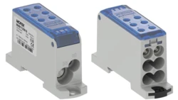 Blok dystrybucyjny - rozdzielczy OJL135A niebieski AL/CU we:1x2,5-35mm2 /1x2,5-10mm2 wy: 4x2,5-16mm2/2x2,5-10mm2 1000V MAB1135B1