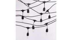 Girlanda Ogrodowa ZESTAW LED 10m +10 żarówek filament G45 E27 1W 2700K