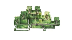 Złączka szynowa 3-piętrowa PE 2,5mm2 żółto-zielony 870-557 /50szt./