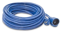 Przedłużacz specjalistyczny 1-gniazdo z/u 30m /H07BQ-F 3x2,5/ 16A niebieski