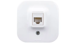 FORIX Gniazdo komputerowe pojedyncze RJ45 kat.5e UTP białe 782424