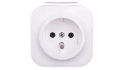 FORIX Gniazdo pojedyncze z/u 16A IP20 białe 782417