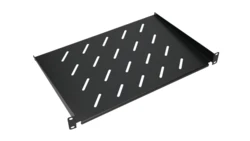 Półka 19, do szaf wiszących Extralink 1U 300mm Czarna