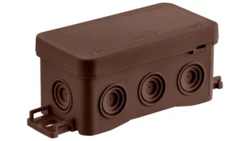 Puszka naścienna 45x40x85mm z dławnicą zintegrowaną samozatrzaskowa bezhalogenowa odporna na UV 35357115