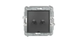 ICON Mechanizm łącznika świecznikowego w stylu amerykańskim grafitowy 11IWPUS-2