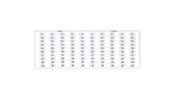 Oznaczniki WSB 10x 51-60 biały 249-601 /5szt./