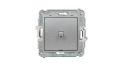 ICON Mechanizm łącznika zwierny dzwonek w stylu amerykańskim srebrny metalik 7IWPUS-4