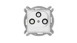 ICON Mechanizm gniazda multimedialnego 3F DATA (Vectra) biały mat 25IGMV