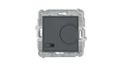 ICON Mechanizm elektronicznego regulatora temperatury z czujnikiem podpodłogowym grafitowy mat 28IRT-1