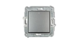 ICON Mechanizm łącznika dwubiegunowego srebrny metalik 7IWP-9