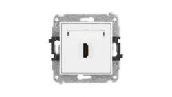 ICON Mechanizm gniazda pojedynczego HDMI 2.0 biały mat 25IHDMI-3