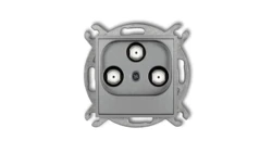 ICON Mechanizm gniazda multimedialnego 3F DATA (Vectra) srebrny metalik 7IGMV