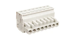 Gniazdo MCS-MIDI Classic kątowe 8-biegunowe jasnoszare raster 5mm 722-208/026-000 /25szt./