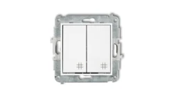 ICON Mechanizm łącznika podwójnego krzyżowego biały mat 25IWP-66