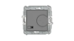 ICON Mechanizm elektronicznego regulatora temperatury z czujnikiem podpodłogowym szary mat 27IRT-1