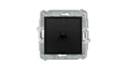 ICON Mechanizm łącznika dwubiegunowego w stylu amerykańskim czarny mat 12IWPUS-9